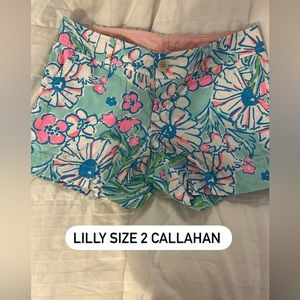 Lilly Pulitzer Callahan short size 2 EUC